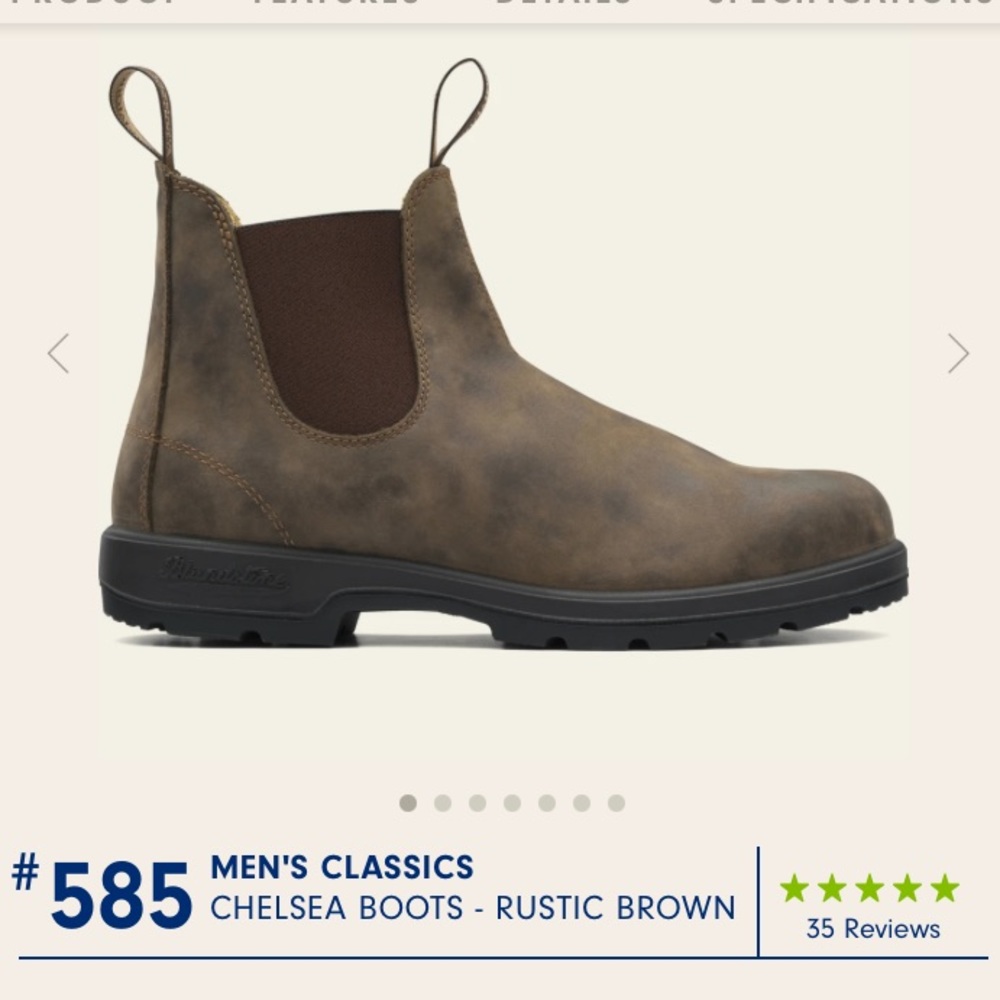 Blundstone Boots #585 US size 11